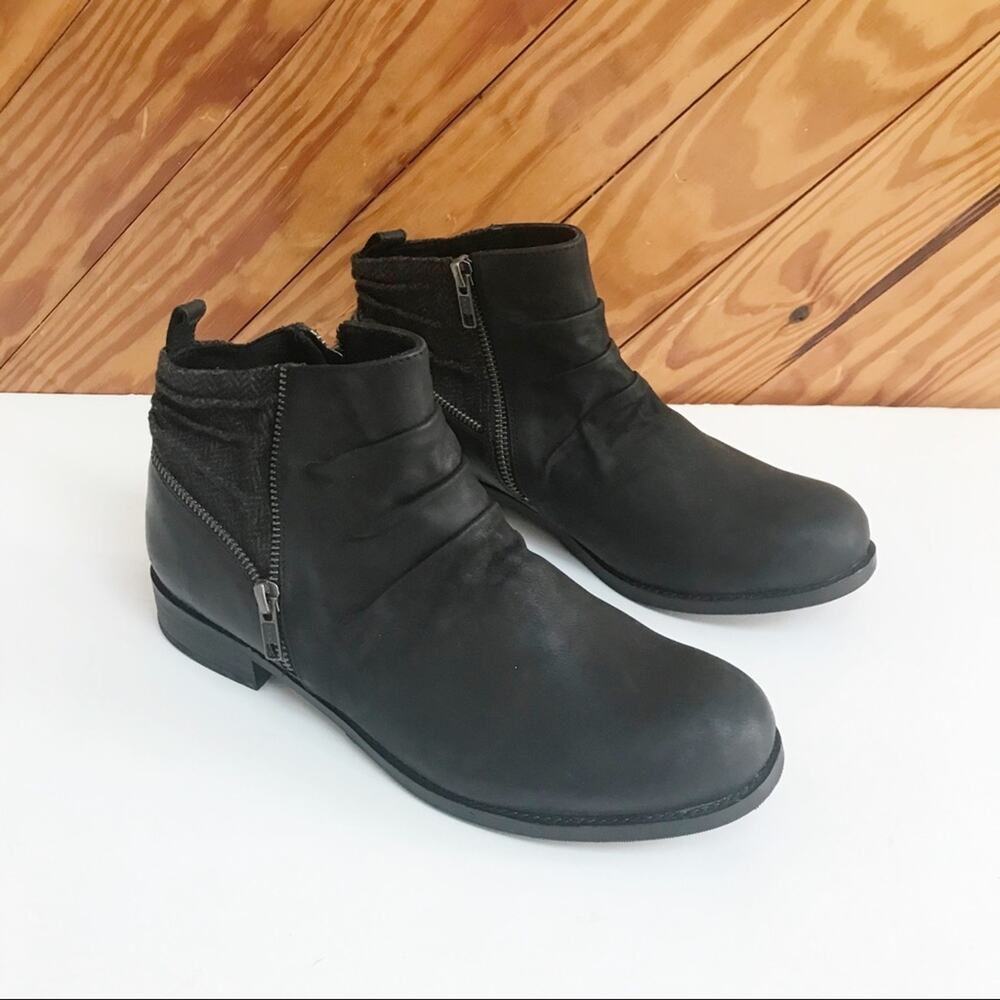 CAT Footwear Kiley Leather Tweed Ankle Boot